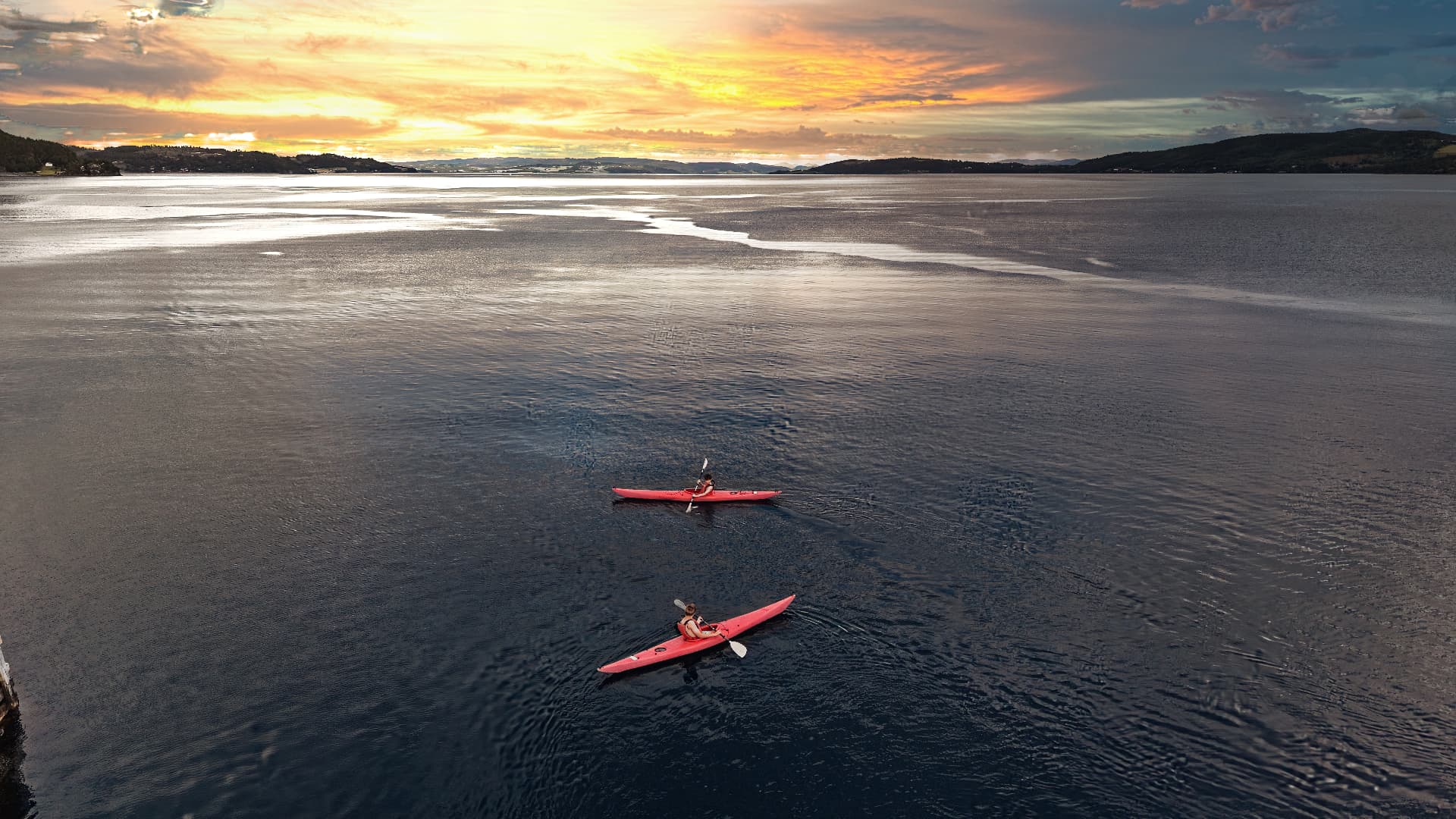 Drone bilde Mosvik Brygge
